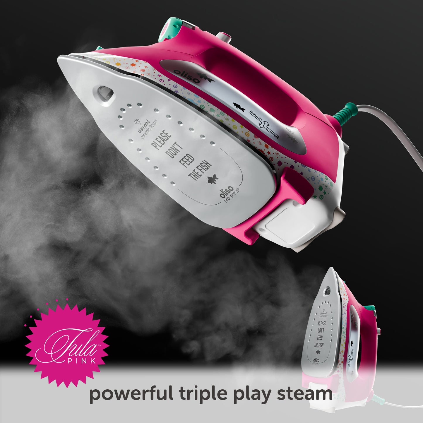 Oliso Smart iron Tula Pink Offer price £169.99